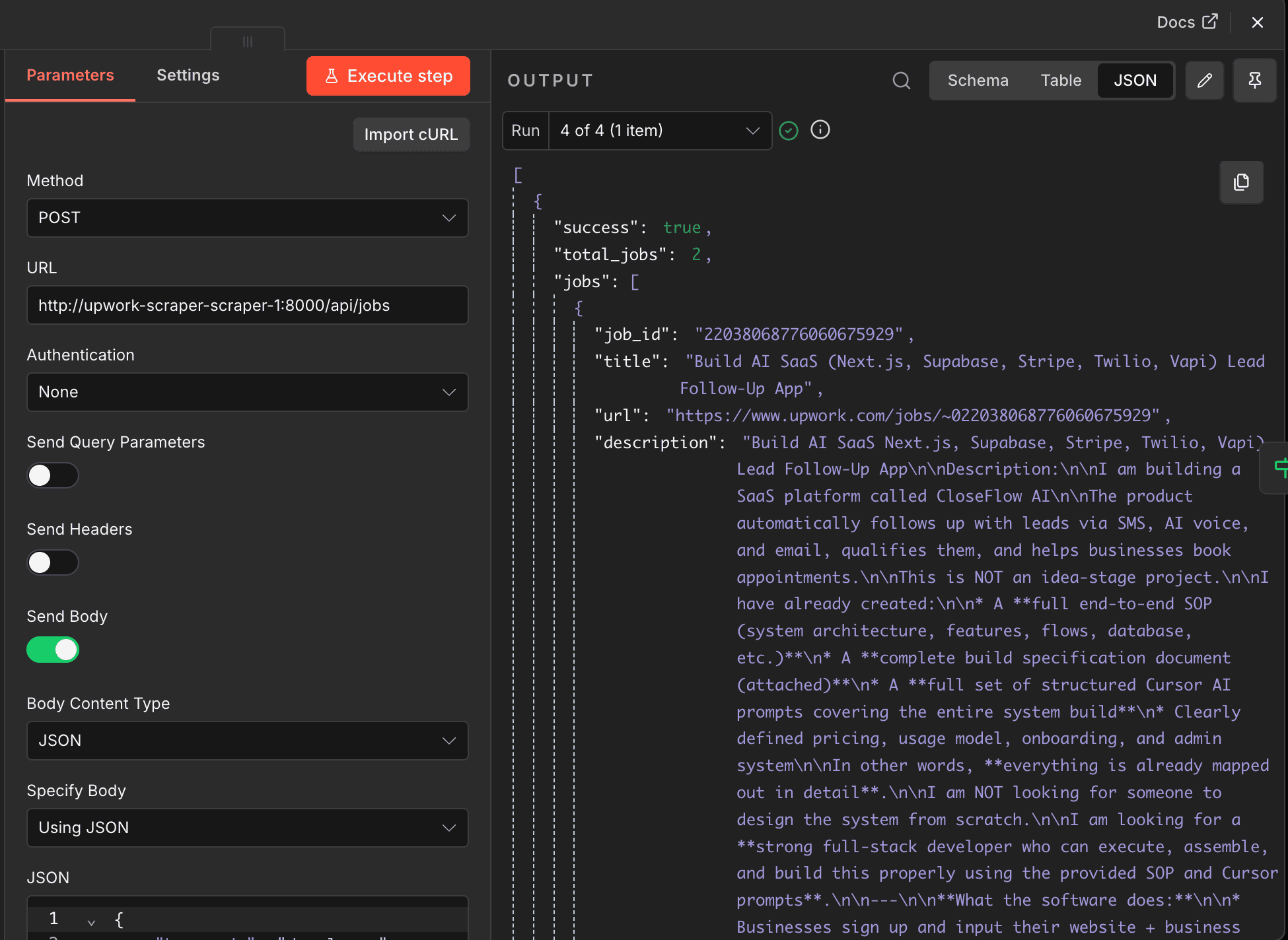 Upwork Job Scraper: Real-time job data straight through Cloudflare